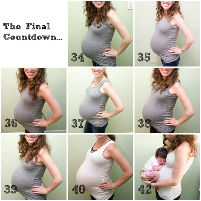 Baby Bump 34-42 Weeks